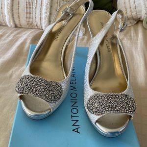 Antonio Melani Silver Heels